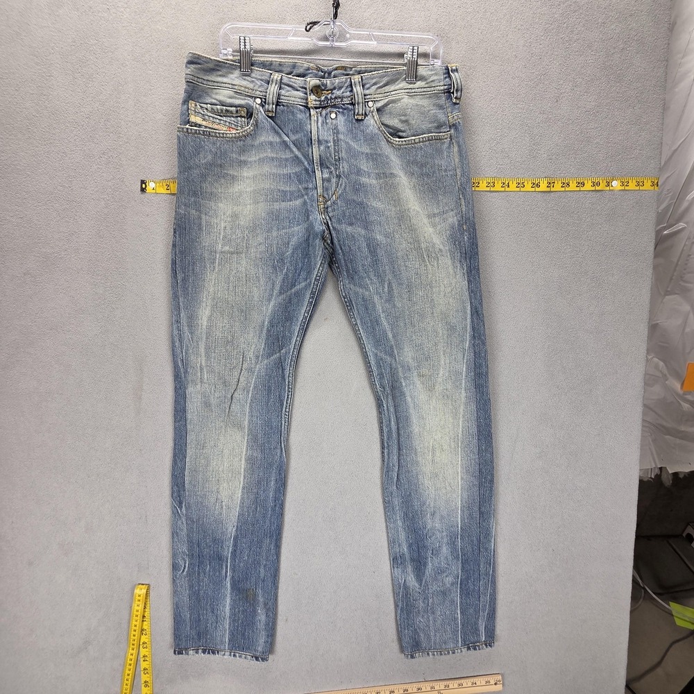 Diesel Jeans Mens 32x34‎ Safado Regular Slim Straight Altered Hem Italy 0R72H